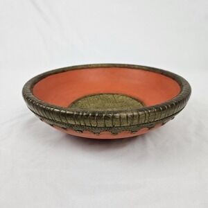 Vintage Wooden Zodiac Bowl Decorative Centerpiece Embossed India By Anthropology